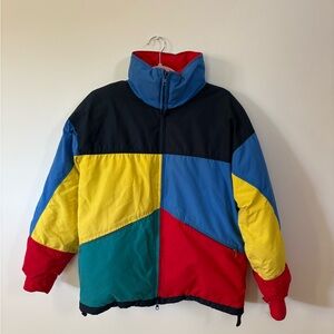 Vintage Woolrich Multicolored Quilted Puffer Jacket